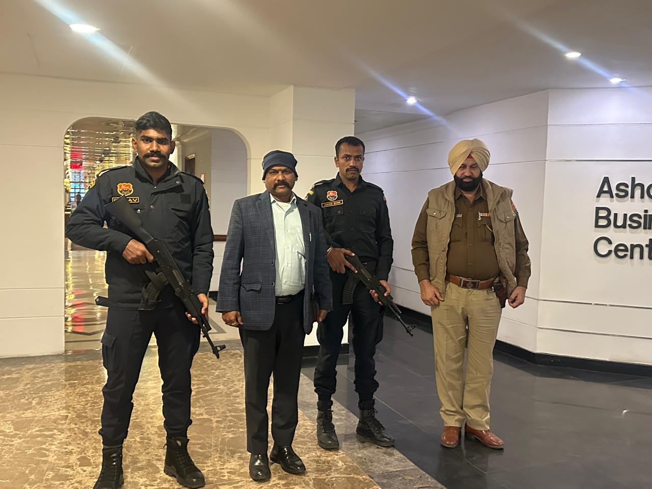 At Ashoka Hotel Chanakaya Puri New Delhi